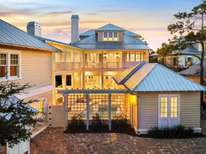 House, 5 Bedrooms | Exterior - 'rees On Wiregrass' Private Pool, Golf Cart, Carriage House Lake District, Watercolor, Fl 5 Bedroom Home by RedAwning (Santa Rosa Beach)