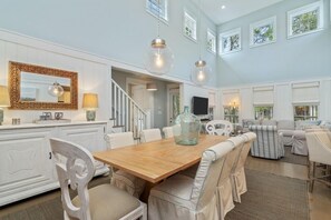 House, 4 Bedrooms | Dining - Golf Cart Screened-in Porch & Grill Station Close To Camp Watercolor 4 Bedroom Home by RedAwning (Santa Rosa Beach)