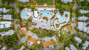 Exterior - Across From Camp Watercolor Stunning Home With Golf Cart, Plunge Pool & Carriage House 5 Bedroom Home by Redawning (Santa Rosa Beach)