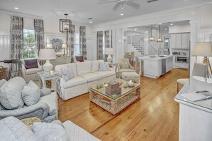 Ferienhaus, 4 Schlafzimmer | Wohnbereich