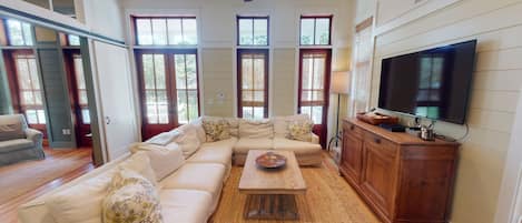 Maison, 6 chambres | Aire de séjour