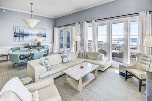 Condo, 3 Bedrooms | Living area - Stunning Gulf Views 3br Watersound Condo #426a Steps To Beach And Pool 3 Bedroom Condo by RedAwning (Santa Rosa Beach)
