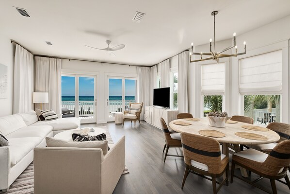 House, 4 Bedrooms | Dining - Shellstone Cottage Beach Front Seacrest Home with Private Pool and 5 Bedrooms 4 Home by RedAwning (Panama City Beach)