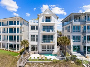 House, 5 Bedrooms | Exterior - Enchantment Beach Front, Private Pool, Private Beach Access 5br/5bth Home 5 Bedroom Home by RedAwning (Panama City Beach)