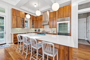 Private kitchen - 6-seater Golf Cart 3 Mins To Camp Watercolor Yankee Sun 5 Bedroom Home by RedAwning (Santa Rosa Beach)