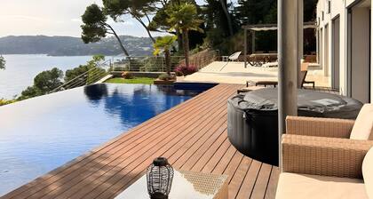 Sea View with Pool, 5 Minutes from the Beach