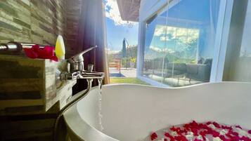 Cabezal de ducha tipo lluvia, secador de pelo, toallas