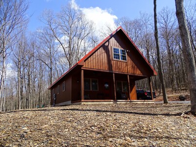 Cabin near Saxton/Raystown KOA and minutes from Trough Creek and Raystown Lake.