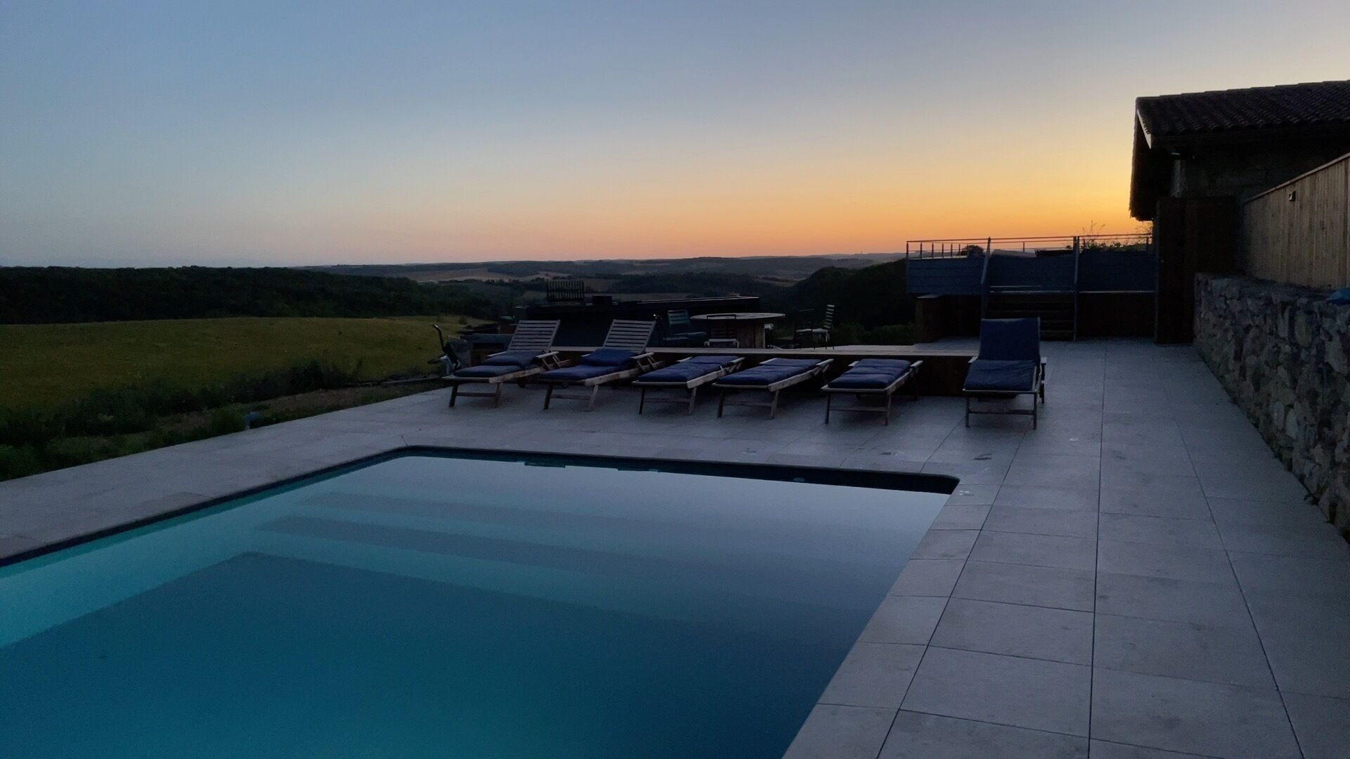 Seasonal outdoor pool