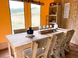 Tienda de campaña Confort | Caja de seguridad en la habitación y cuna de viaje