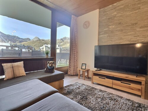 Appart Rénové Tignes 2100 avec Parking 6 personnes Wifi et Netflix inclus