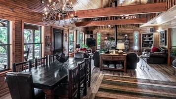 Vue depuis lâhĂ©bergement