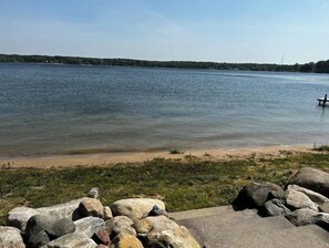 Sun loungers, beach towels - Remodeled Lake House Featuring Sauna, Sleeps 12 (Muskegon)