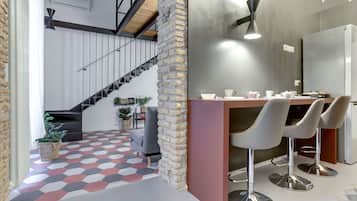 Deluxe Apartment | Living area | Smart TV, Netflix, streaming services