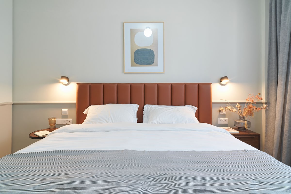 1 habitación, sábanas de algodón egipcio y ropa de cama de alta calidad