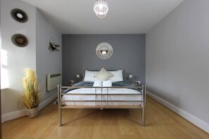 2 bedrooms, iron/ironing board, travel crib, WiFi