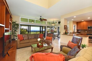 TV - KBM Resorts | FREE CAR | Kapalua Ridge Villas | Ocean view | 2-Bedroom Condo, Recently Remodeled! KRV-1223 (Lahaina)