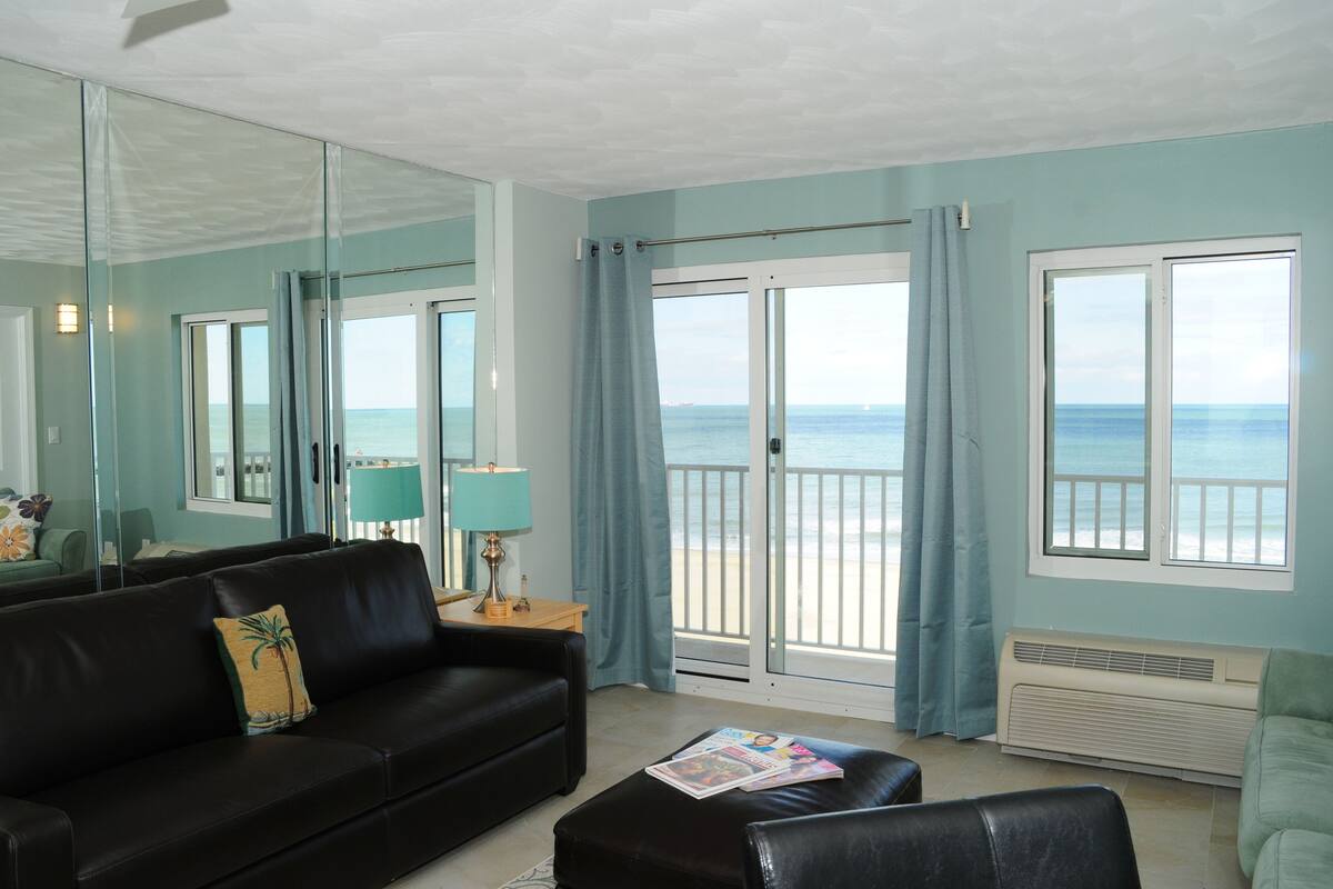 Deluxe-Apartment, 1 Schlafzimmer, Meerseite | Wohnbereich