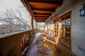 Terrace/patio - Adobe Alegre - Walk to Canyon Rd (Santa Fe)