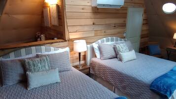 全景帐篷房 | 1 多间卧室、熨斗/熨板、免费 WiFi、床单