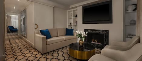 En 55-tommers smart-TV med kabel-kanaler samt TV