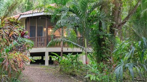 Pillow-top beds, individually decorated, individually furnished - The Cabins at Monkey Fall (San Ignacio)