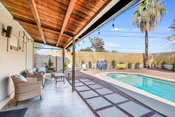 Alberca al aire libre 