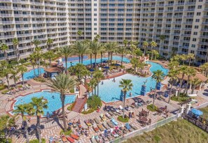 Indoor pool, outdoor pool - Beach Front Condo in Panama City Beach (Panama City Beach)