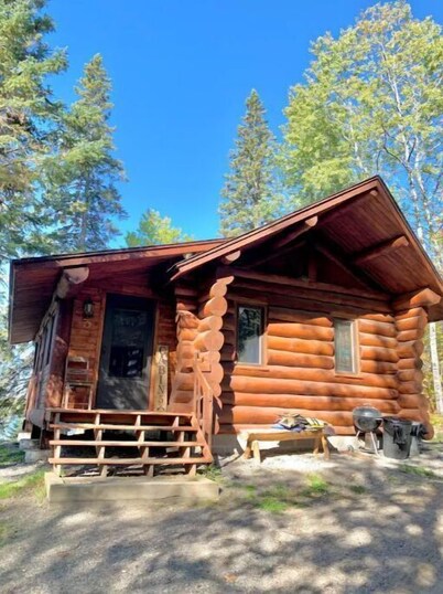 Cozy cottage trails, trout fishing & fireplace.