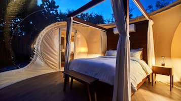 Telt – design | Blendingsgardiner, wi-fi (inkludert) og sengetøy