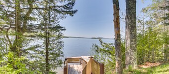 8 Mi to Saddleback Ski Area: Cabin w/ Fire Pit