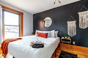 Casa on High | Egyptian cotton sheets, premium bedding, memory foam beds, free minibar