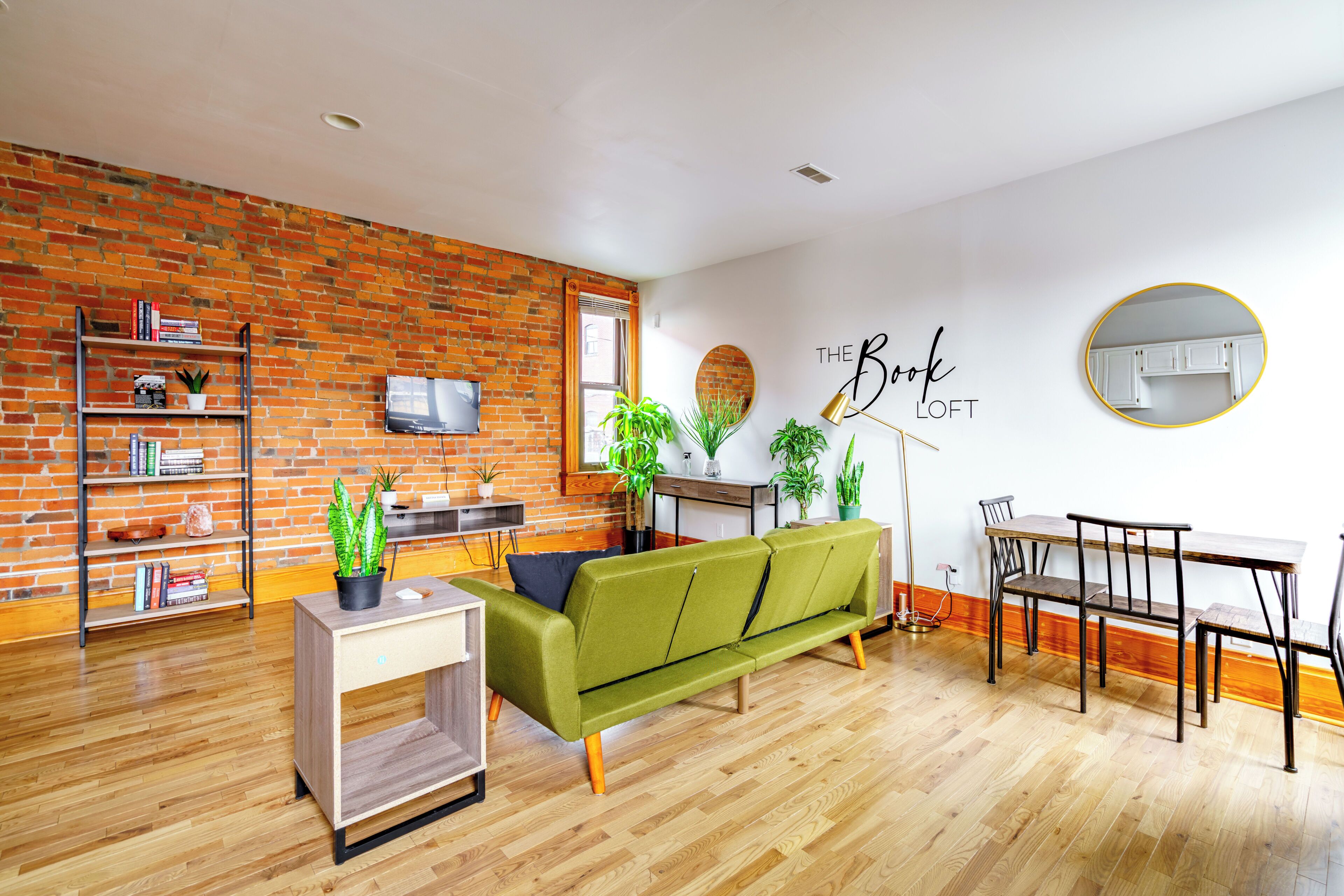 Book Loft | Living area | 55-inch Smart TV with digital channels, TV, Netflix