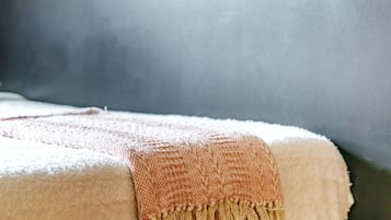 Egyptian cotton sheets, premium bedding, memory-foam beds, free minibar