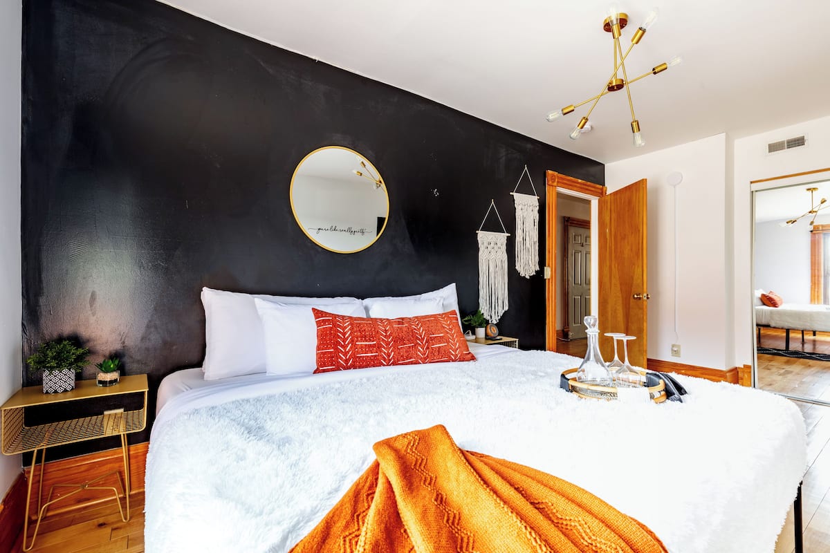 Loft urbano | 1 quarto, roupas de cama de algodão egípcio, roupas de cama premium