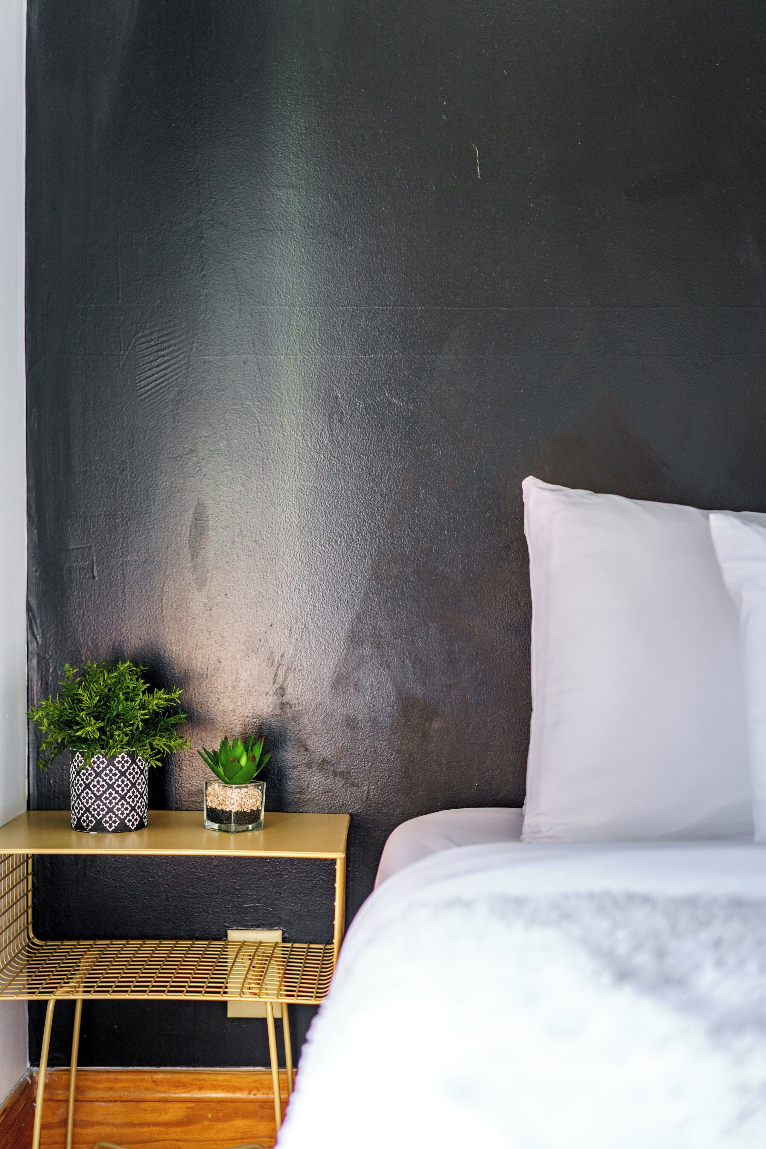 Egyptian cotton sheets, premium bedding, memory-foam beds, free minibar