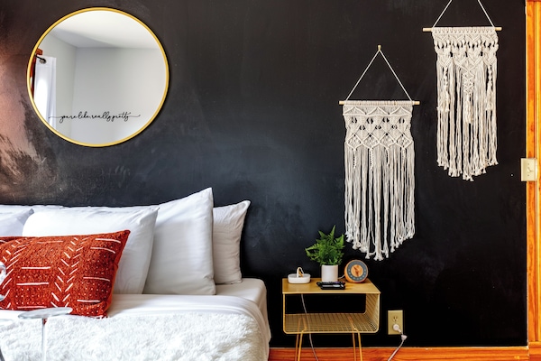 Egyptian cotton sheets, premium bedding, memory-foam beds, free minibar