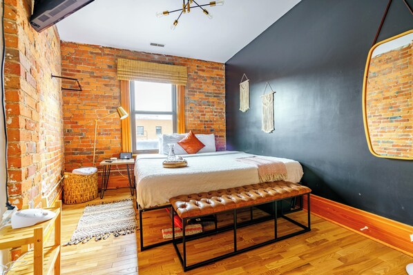 1 habitación, sábanas de algodón egipcio y ropa de cama de alta calidad 