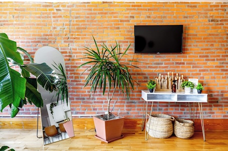 Casa on High | Living area | 55-inch Smart TV with digital channels, TV, Netflix