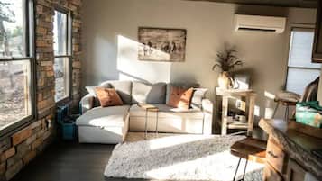 Smart TV, DVD player, books, stereo
