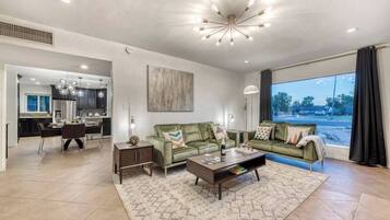 Smart TV, fireplace, offices