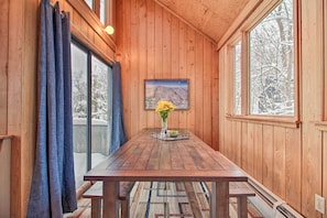 Dining - Walk to Ski Trails: Ludlow Home on Okemo Mountain! (Ludlow)