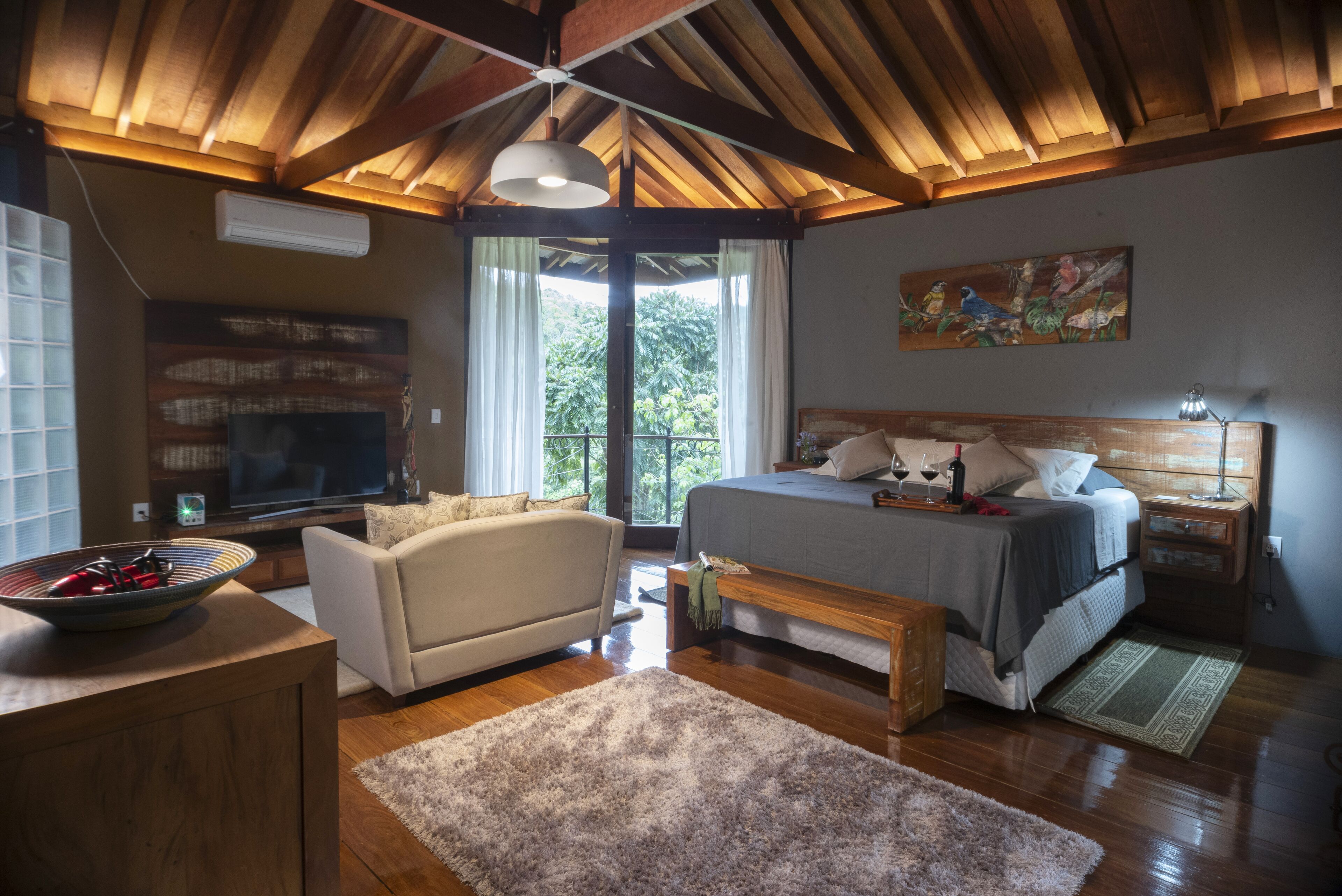 Chalé luxo | Frigobar, individualmente decorados, individualmente mobiliados