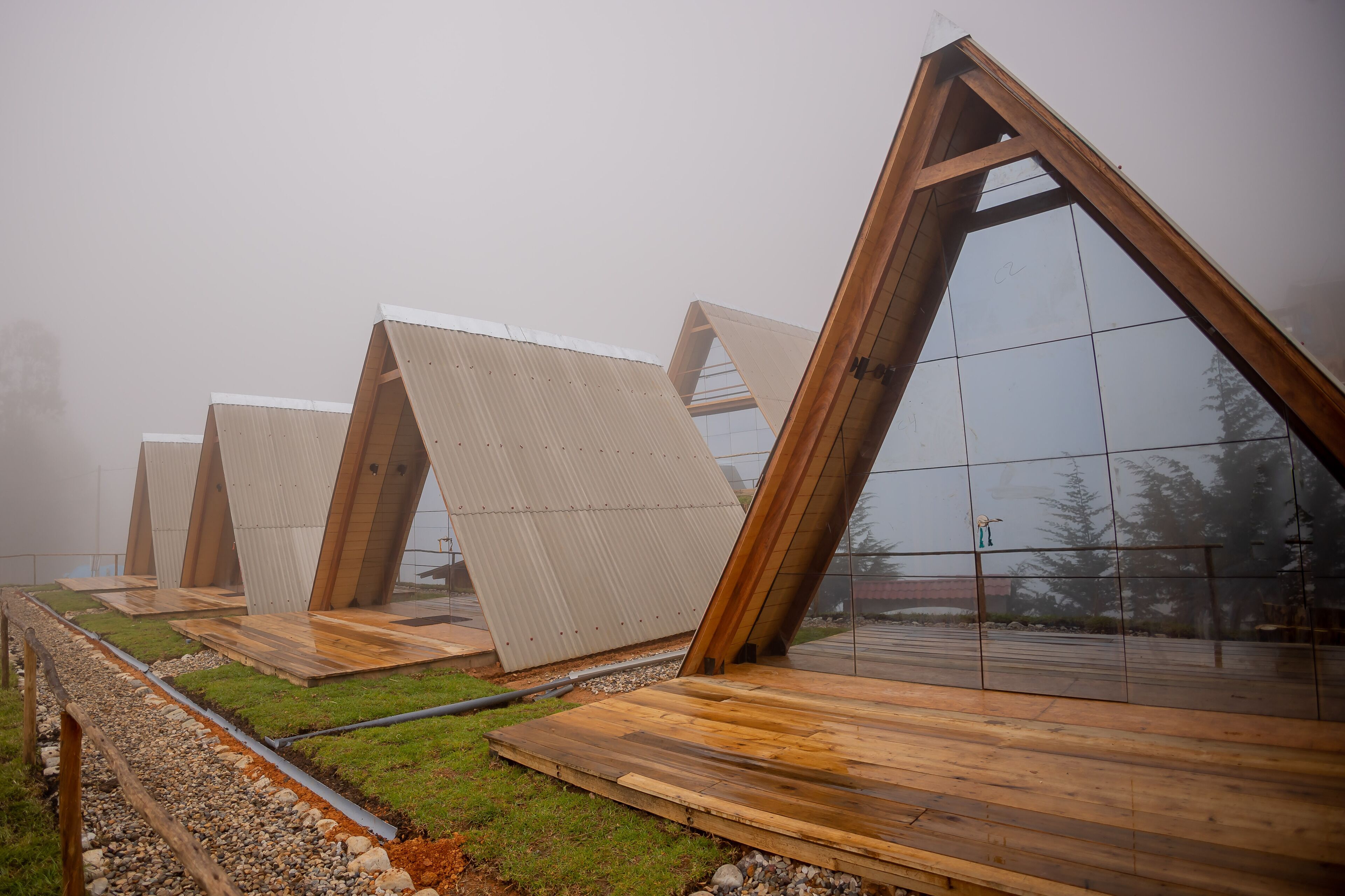 Façade de l’hébergement