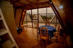 Family Cabin, 2 Bedrooms, Patio, Mountain View | Terrace/patio