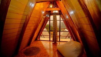 Cabana família, 2 quartos, varanda, vista para a montanha | Roupas de cama de algodão egípcio, roupas de cama premium