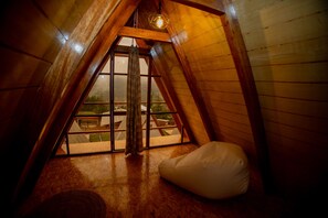 Deluxe Cabin, Kitchen, Mountain View | Living area - CAJAMARCA GLAMPING NAKAMA ECO-RESORT (Baños del Inca)
