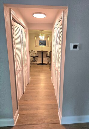 Interior - Alan's Apartment - Hot tub, fireplace, located in a quiet corner of Helen. (Helen)