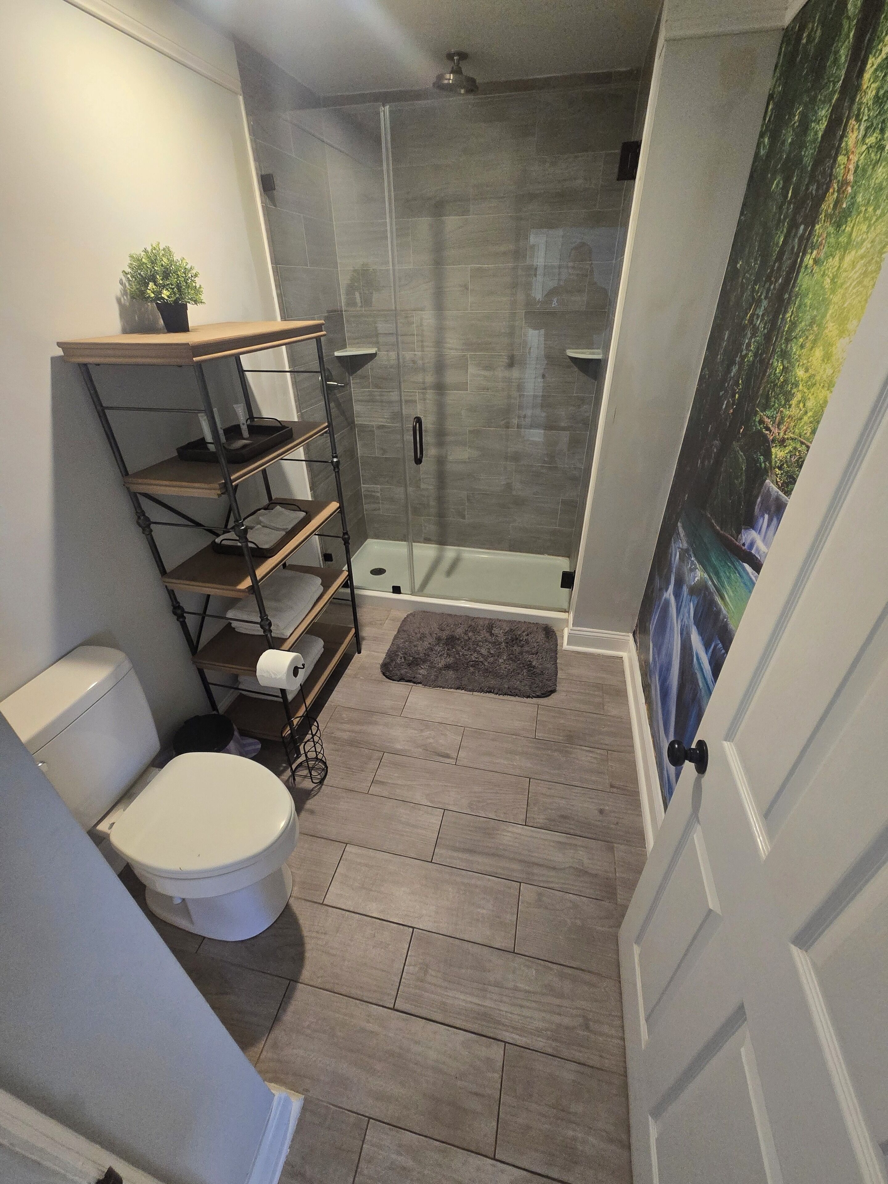 淋浴設備、風筒、提供毛巾、番梘