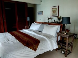 4 bedrooms, WiFi, bed sheets - Koh Samui Villa, Beautiful Pool and Wide Sweeping Sea Views over the Islands  (NAMUANG)